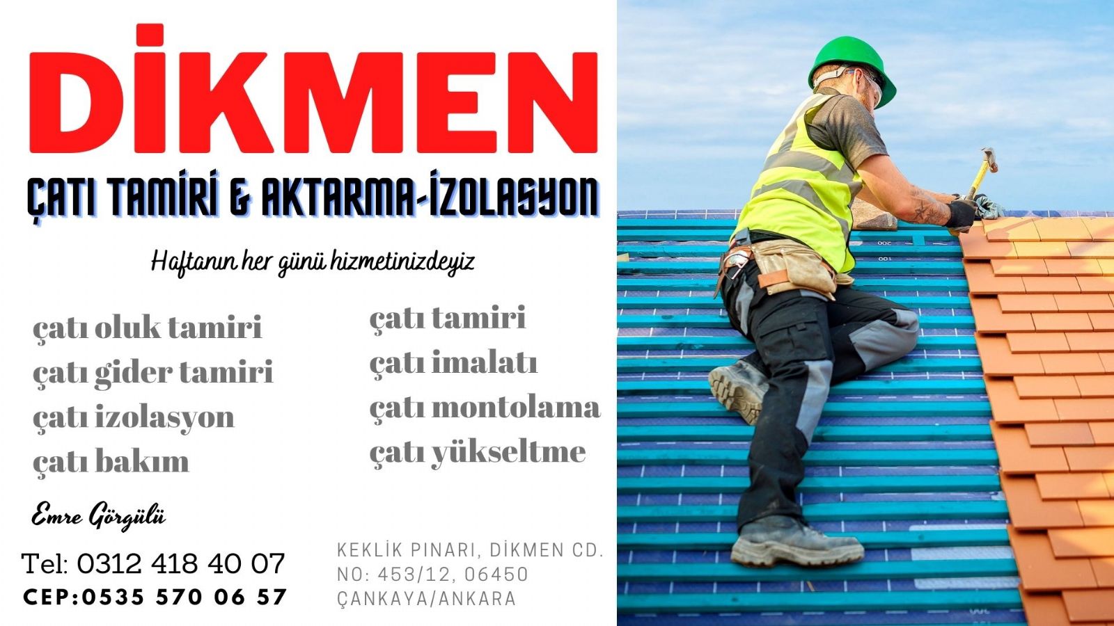 dikmen çati firmalari